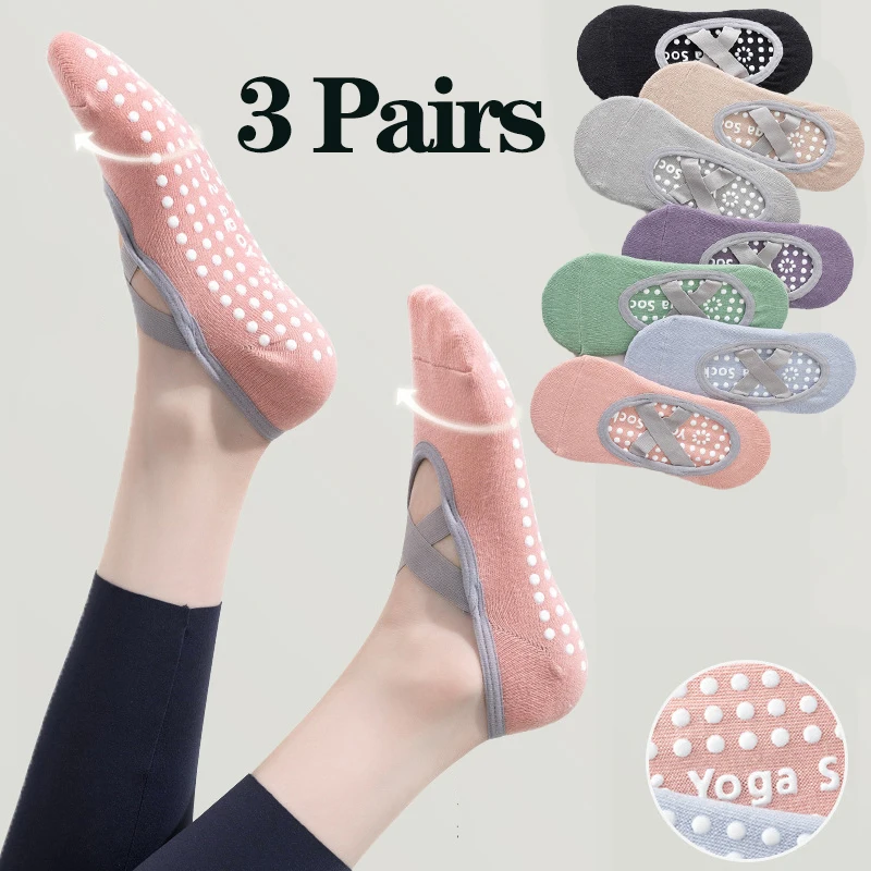 Medias Para Pilates Y Yoga - 1/ 3 paires de chaussettes de