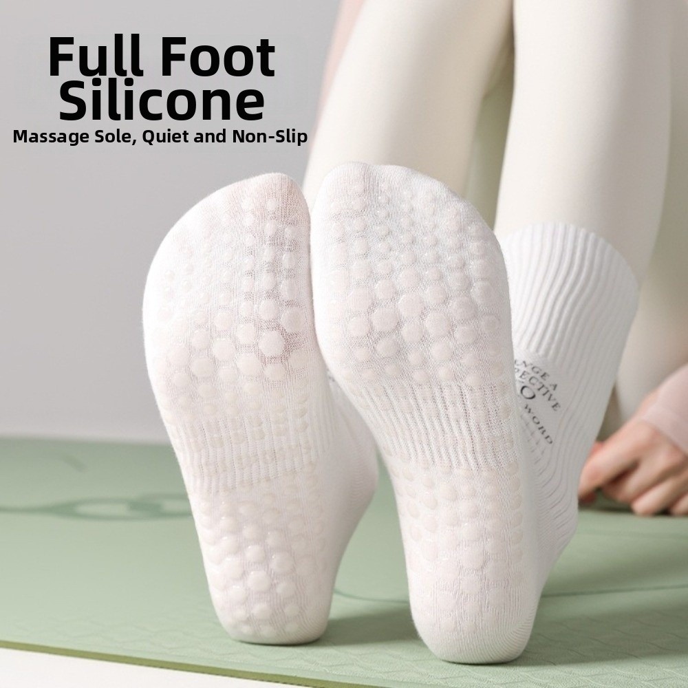 Medias Para Pilates Y Yoga - Chaussettes de yoga antidérapantes décontractées, chaussettes