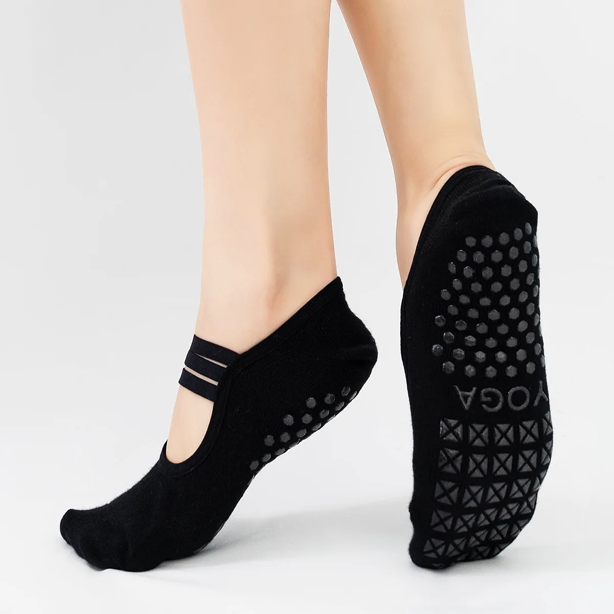 Medias Para Pilates Y Yoga - Chaussettes de yoga en silicone non