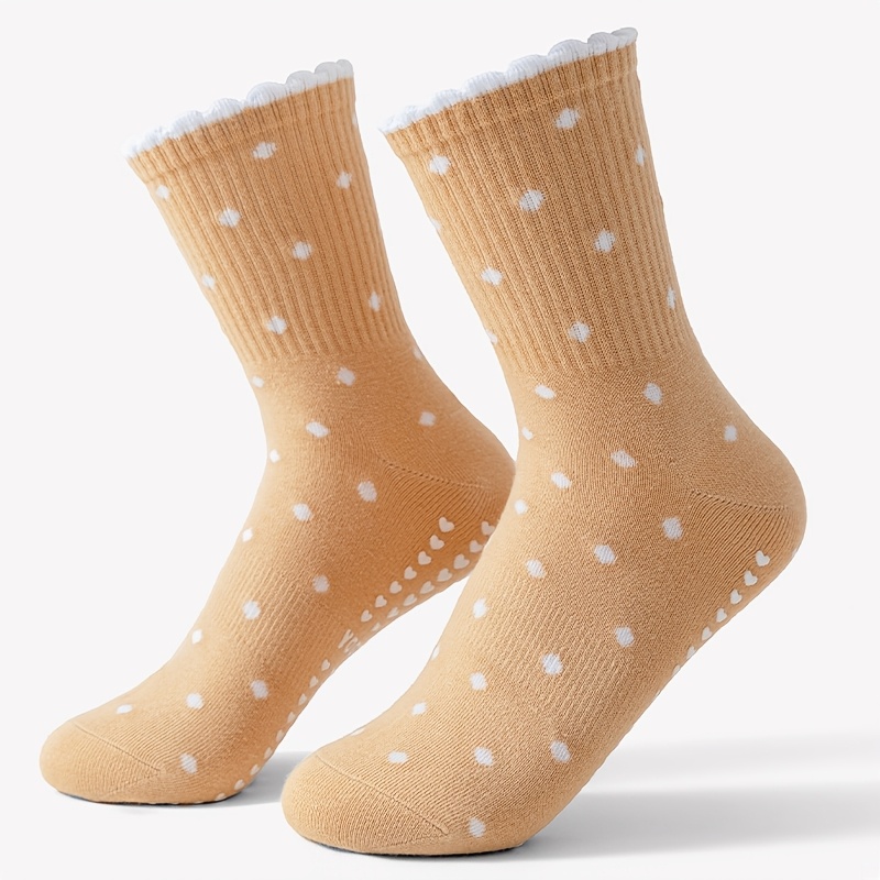 Chaussettes de yoga marron pou - Medias Para Pilates Y Yoga avis et prix